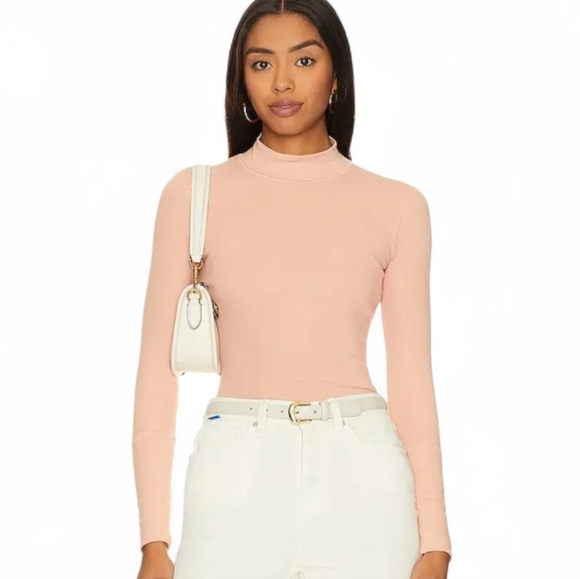 Free People Intimately Rickie Long Sleeve Top In Smoked Pink Size XS - Picture 2 of 8